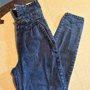 Stylish High Rise Blue Jeans